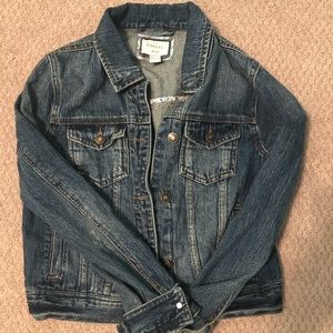 Forever 21 distressed jean jacket